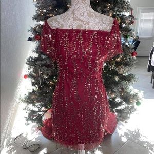 SFC Fadeaway Off the Shoulder Dress